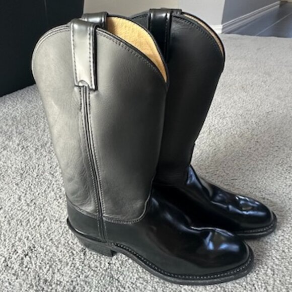 Justin Men's Tobias 12" Western Boots in Size 9 1/2 EE - NWOT Condition USA Made - Picture 2 of 9